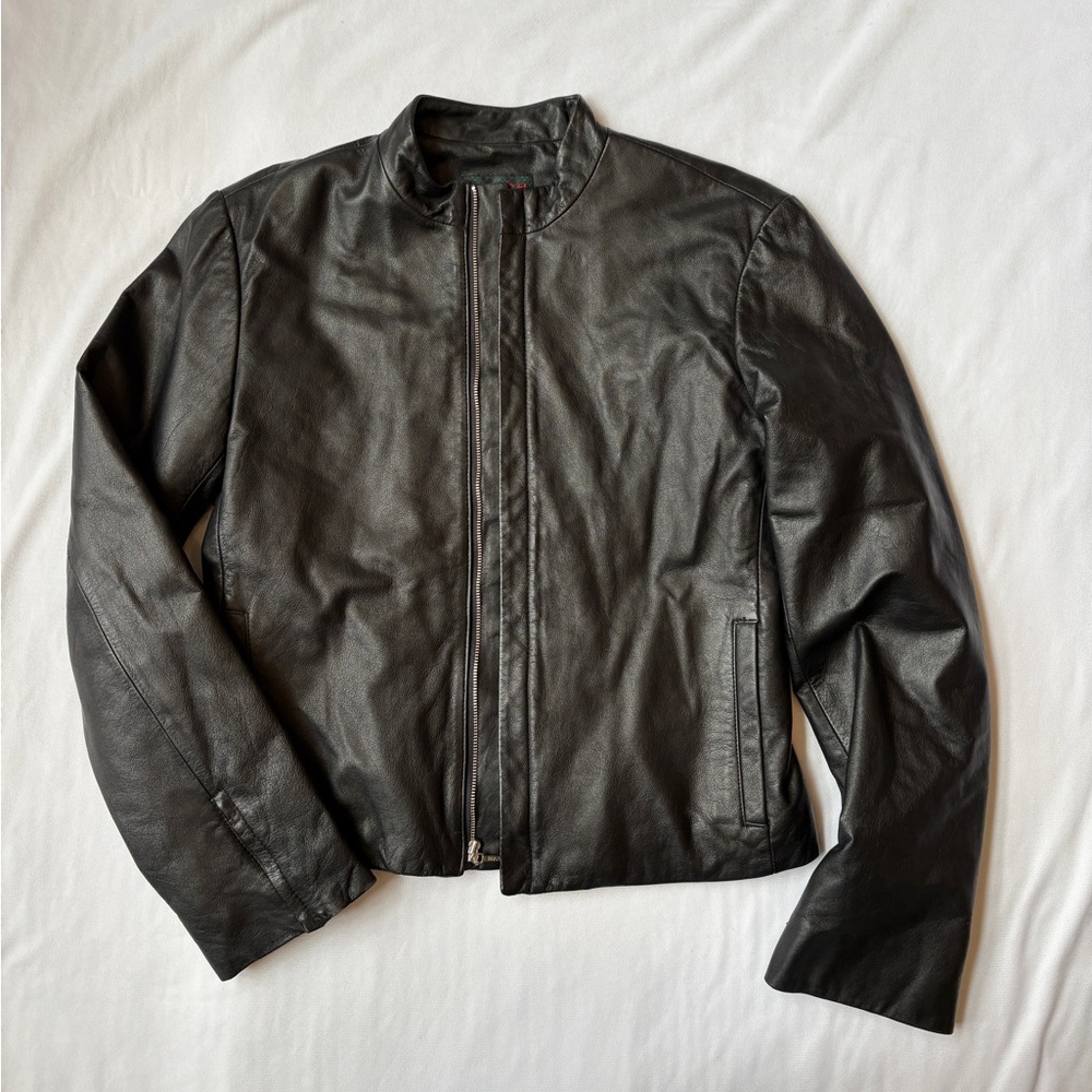 Ralph Lauren Black Leather Jacket